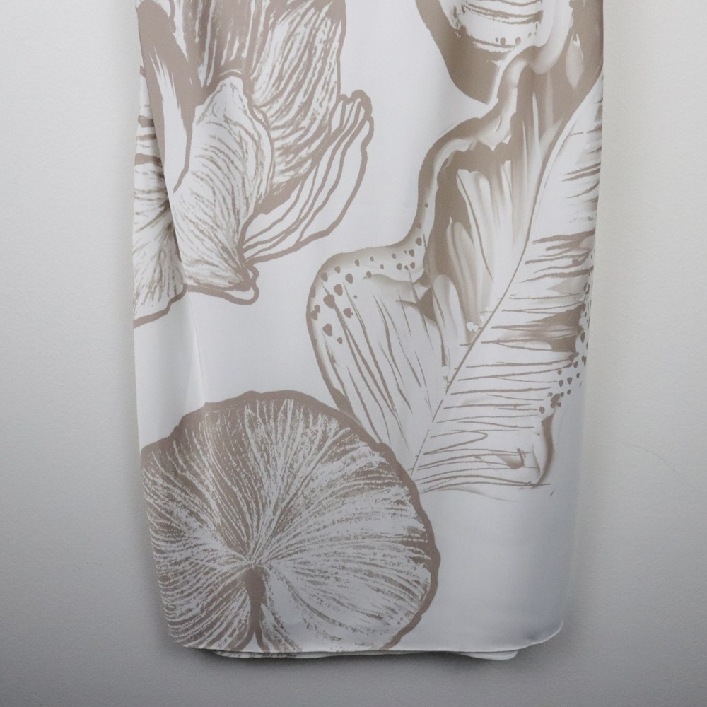 NWT Rococo Sand Ines Maxi Long Skirt Medium Light Brown White Tropical Leaf - Picture 6 of 13